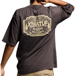 BADGE GRAP TEE CHOCOLATE L